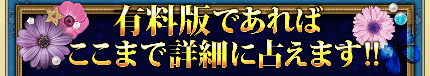 有料版であればここまで詳細に占えます!! 有料版であればここまで詳細に占えます!!